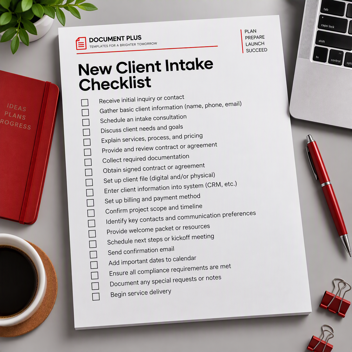 New Client Intake Checklist