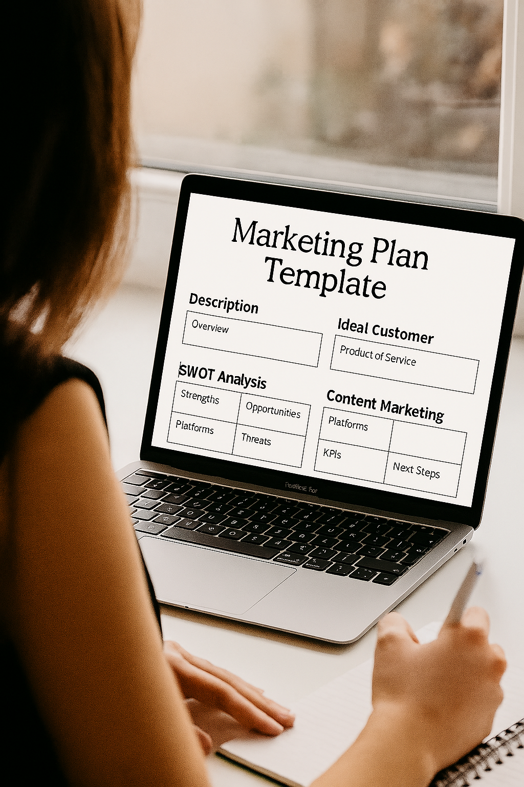 Marketing Plan Template (Digital PDF)