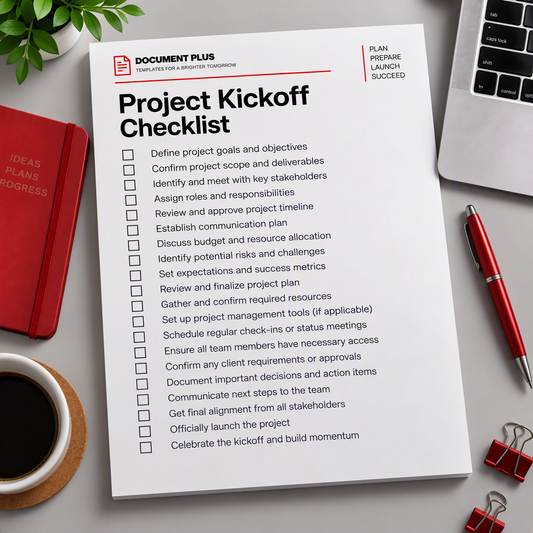 Project Kickoff Checklist