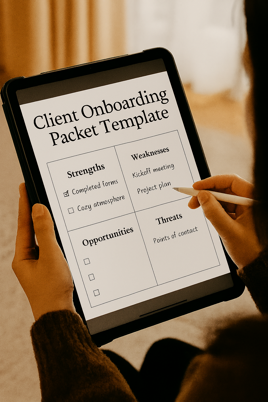 Client Onboarding Packet Template (Digital PDF)