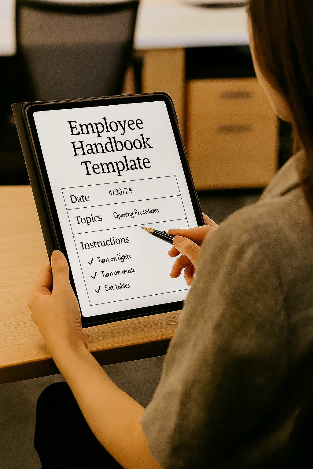 Employee Handbook Template (Digital PDF)