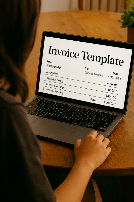 Invoice Template (Digital PDF)